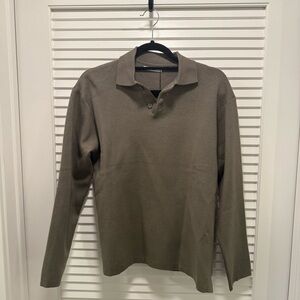 Men’s long sleeve polo